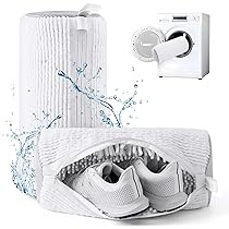 Teletrogy Schuhwaschbeutel 2er Set - 3in1 Waschmaschinen-Beutel Für Sneaker