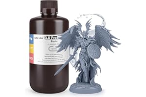 ELEGOO Resina ABS-Like 3.0 Pro, Resina para Impresora 3D con Baja Viscosidad y Alta Precisión, Mayor Resistencia al Calor y Resistencia a los Arañazos, Resina 3D para Impresión 3D LCD/DLP, Gris 1000G