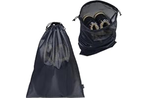 Gloppie Shoe Bags - Packing Essentials for Travel Storage, High Heel Bag, Black (1 Pack)