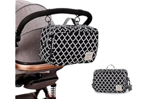 MEYTEILAY Baby Nappy Bag Small Portables Stroller Storage Bag Waterproof Hanging Diaper Bag for Baby Going Out