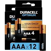Duracell Optimum Aa Alkalin Pil, 1,5 V Lr6 Mn1500, 12&rsquo;li