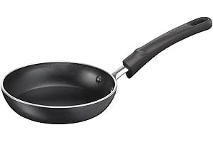 Tefal Ideal Mini One Egg Wonder Non-Stick Frying Pan, 12 cm, All Hobs Compatible Except Induction, Black, B5810042