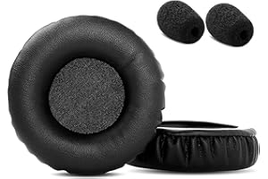 TaiZiChangQin Cuscinetti auricolari in schiuma per microfono compatibile con cuffie Jabra Biz2300 Biz 2300 (cuscinetti in pelle proteica)