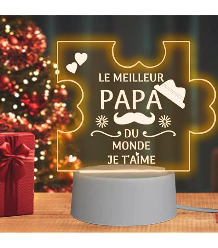 Cadeau Papa, Cadeau Noel Papa-Plaque Acrylique,Cadeau pour Papa de la Cadeau Papa, Cadeau Noel Papa-Plaque Acrylique,Cadeau pour Papa de la