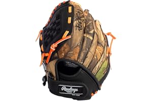 Rawlings Playmaker Camo Kinder Baseballhandschuh für Kinder 5-8 - TBall Glove - 10, 10.5, 11 Zoll - Links- und Rechtshänder werfen