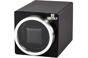 MOZSLY Remontoir pour Montres automatiques Individuelles 12 Modes de Rotation avec Moteur Silencieux en métal argenté, argenté