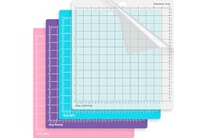 REAQUE 4 Piezas Base de Corte Tapete 36.5 * 35.5cm Alfombrilla de Corte Adecuado para Cricut Maker Explore Air 2/Air/One para Silhouette Portrait 3/2/1