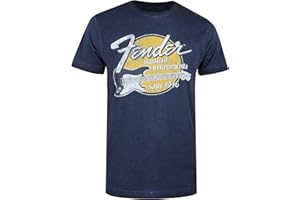 Cotton Soul Fender Since 46 Męska koszulka w stylu vintage, granatowy