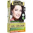 INDUS VALLEY Damage Free Natural Gel Hair Colour for Women | Ammonia & PPD Free Organic Hair Colour with 100% Grey Coverage, Long Lasting Hair Color Trial Pack (Light Brown, 65 ml)
