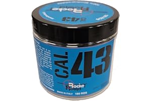 Round Rocket Palle Calibro 43 RAM Barattolo 180pz per Armi Umarex