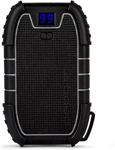 Veho Pebble Endurance power bank | Powerful 15,000mAh battery pack | Rugged | Water resistant | Weatherproof | USB-C | Charge 3 devices | LED Torch | Portable | VPP-008-E