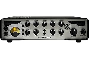 ASHDOWN - RM-500-EVO II, Testata per Basso da 500W, con Preamplificatore Serie Rootmaster EVO per Cuffie Integrato con Presa Jack attiva e Passiva