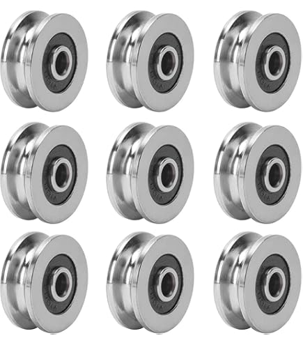 QUARKZMAN 12 Stück V624ZZ Kugellager - 4x13x6mm V-Nut Führungsrillenlager Kohlenstoffstahl