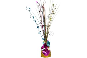 amscan International Multi Coloured Stars Foil Spray Centrepieces 30cm (3 Pack)