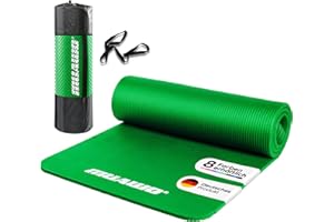 ‎MUAWO Muawo Premium Sportmatte und Fitnessmatte, perfekt als Yogamatte, Gymnastikmatte, Trainingsmatte | rutschfest | extra-dick & extra-lang | bis zu 190 cm Länge x 100 cm Breite x 1,5 cm Dicke