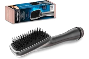 Cecotec Cepillo de Aire Moldeador - Forma Cuadrada CeramicCare Unique Square. 1000W, Seca, Desenreda y Alisa, Tecnología de Iones, Elimina el Frizz, Perfecto para Melenas Largas