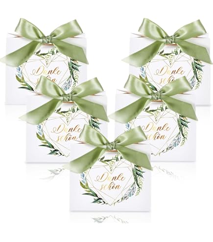 Liobelon 24 Rosa Dankesgeschenktüten – Mini-Tüten Mit Band Für Süßigkeiten, Hochzeit, Geburtstag