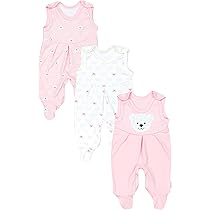Baby Schneeanzug Mädchen Mit Fleece-Futter - Winter Strampler 0-24 Monate