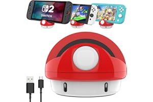 HEIYING Station d'accueil pour Nintendo Switch 2/Lite/OLED, Support d'accueil Portative avec Port de Type C pour Charger la Console