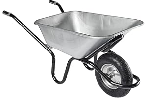 Brouette HAEMMERLIN Aktiv Excellium Plus 120L RENO Galva Roue Gonflée Grise - 305400605