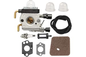 Hippotech Vergaser mit Kraftstoffleitung für STIHL HS75 HS80 HS85 HL75 HL75K FH75 HT70 HT75 KM80 KM85 KM85R SP80 SP85 FC75 FC85 Heckenschere Kantenschneider