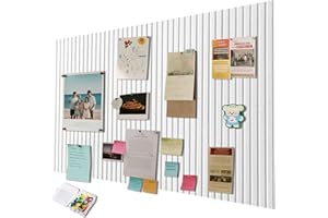 EUBSWA Tablón de anuncios personalizado de gran tabla de corcho 40 x 60 cm, pared decorativa de corcho con fieltro autoadhesivo, tabla de fotos plegable para visionado en paredes de escuelas, hogar