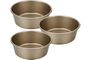 FRIUSATE 3 stampi per uova con friggitrice ad aria, 10,2 cm, stampi antiaderenti per cuocere uova fritte, muffin, panini, colazione