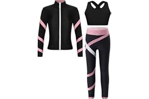 TiaoBug Mädchen Sport BH Jogginghose Sport Leggings Yoga Hose Trainingshose Sportlich Bustier ohne Bügel Yoga Fitness Training Bekleidung Set