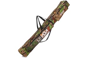 Lixada Sacs de Canne à pêche Portable Sac à Roues Trois Couches Pliable Canne à Pêche Sac Bobine Tackle Outil Carry Case Carrier Travel Bag