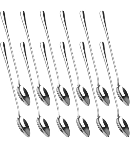 Material: Stainless Steel 9 Inch Long Coffee Spoons For Coffee Bar, For