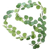 LED Eukalyptus Lichterkette - Künstliche Girlande Mit Beleuchtung Für Raumdekor