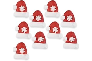 Kaffeehaus Diamant essbare Zuckerfiguren im Nikolausmützen-Design, 2x9 Stück Kuchendekor, Ideal zum Backen von Weihnachtsgebäck, Kuchen & Torten, Vielseitige Mützen Motive für Festliche Kreationen