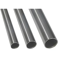 Edelstahlrohr V2A Edelstahl Geländer Rohr Rundrohr Ø 42,4x2,0mm (1 1/4 Zoll) geschliffen Korn 240 bis 2m Länge wählbar…