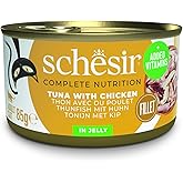 Schesir Adult Canned Cat 85 Gr Tons of Fish + Chicken Meat