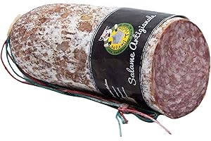 Sbriciolona | salame a metà sottovuoto da 1,6 kg | Salume artigianale Toscano | Salumificio Artigianale Gombitelli - Toscana