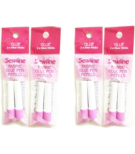 Penna per colla per tessuti Sewline con penna per colla blu