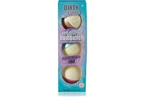 ROOT PERFECT Dirty Works Trio Bath Bombs Gift Set – 3 Fizzing Bath Bombs with Essential Oils – Relaxing Aromatherapy Soak – Fun, Colorful & Moisturizing – Perfect Pampering Gift for Women & Teens