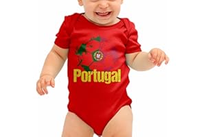 FunkyShirt Portugal Football Baby Grow B40