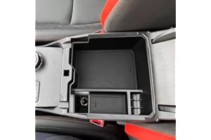 YEE PIN Ranger Wildtrak T9 2023 pudełko do przechowywania, kompatybilne z Ford Ranger 2023/2024 (hamulce elektroniczne), organizer do konsoli środkowej, podłokietnik, akcesoria, z matą antypoślizgową