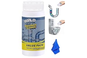 MEITIANFSE Powerful Sink & Drain Cleaner - Pipe Dredge Deodorant, Sink and Drain Cleaner Powder for Bad Smells, Wild Pipe Cleaner, for Kitchen Bathroom Toilet Shower (1PC)