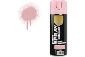 H HANSEL HOME Pintura Spray Rosa 400 Ml
