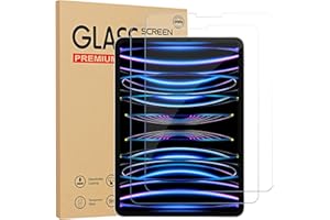 Gerutek 2 Pezzi Pellicola Protettiva per iPad Air 5/Air 4 Generation 10,9'', iPad Pro 11"(4a/3a/2a/1a Gen) Vetro Temperato per iPad Air 5 [Ultra Trasparente][Antigraffio][Senza Bolle][9H]