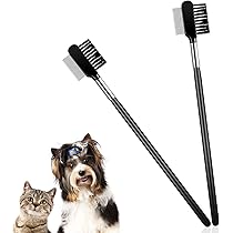 Pettine Per Occhi Cane E Gatto - Doppia Testa Per Macchie Lacrime E Muco, 2 Pezzi - Foto 10