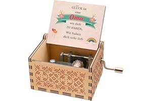 MICTENEY Geschenke für Oma,You Are My Sunshine Spieluhr für Oma,Holz Personalisierte Geschenke für Oma Geburtstag