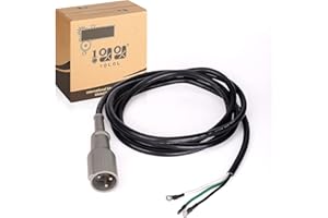 10L0L Golf Cart 48V Caricabatteria Spina per Club Car DS & Precedent 1995-up, 3-pin maschio spina con cavo DC, sostituisce OEM # 101828901 101828902 101828903