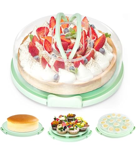Boîte à Gâteau Transparente FDDU - 8 Inches - Transport Et Conservation