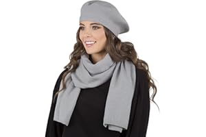 Vivisence Women's Smooth Winter Beret 7005, Made in EU