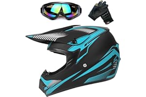 ZJRA Jugend Motorradhelme,Kinderfahrradreithelm,Junge Und Mädchen, Roller Ski ATV Helm,ECE-Zertifizierung,Geeignet Für Alle Jahreszeiten