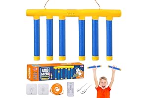 Vibbang Catching Sticks Challenge Game, Jeu Attraper des Bâtons, Jeu de Réaction Drop Catch Sticks avec Télécommande avec Vitesse de Chute Réglable, Jeux de Bâtons de Chute D'entraînement
