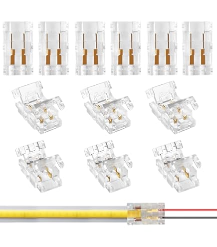 Connettore Senza Saldatura IP67 2 Pin 8mm PCB Striscia A Striscia Con - Foto 2